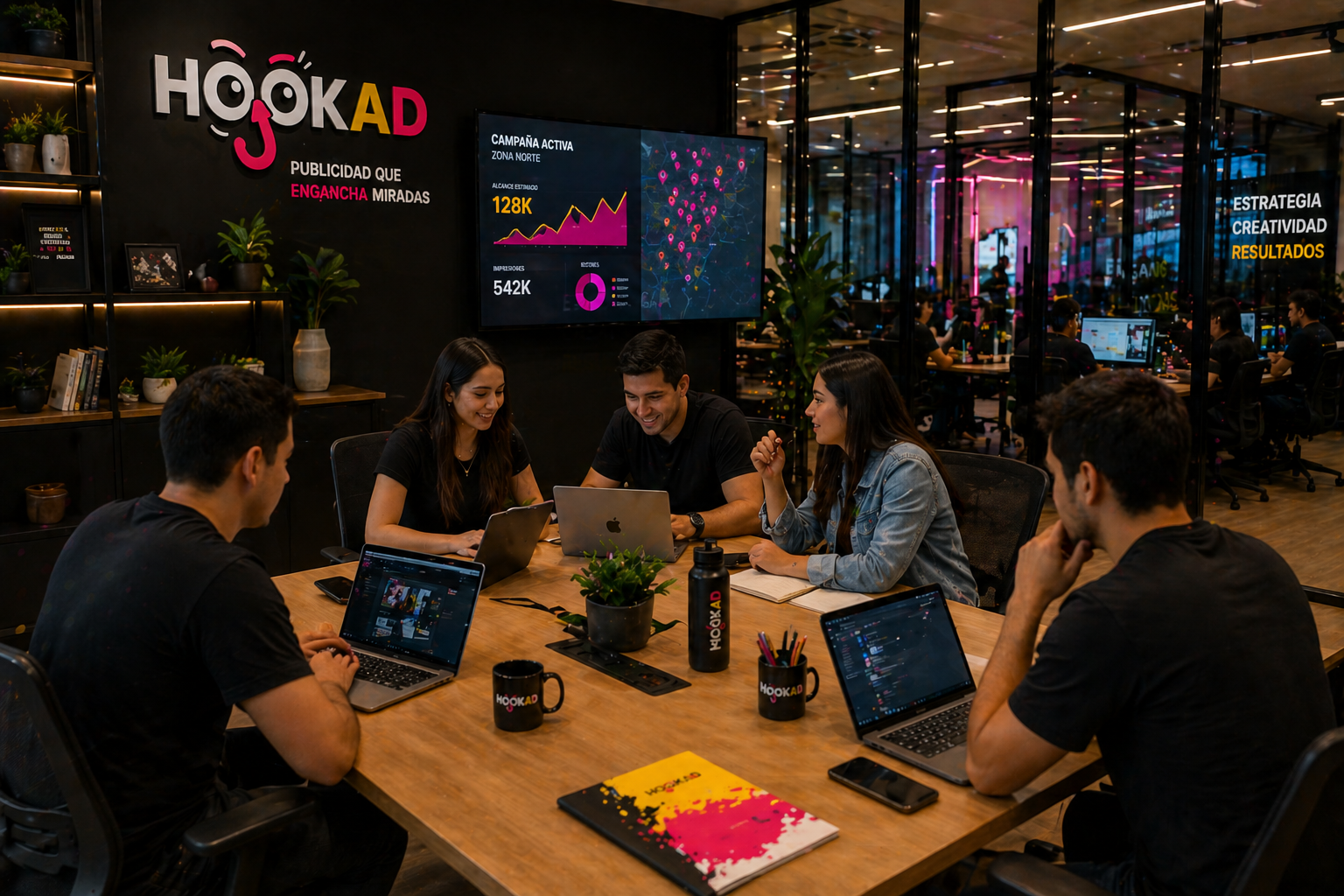 Equipo creativo y tecnológico de HookAd